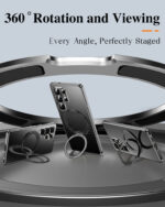 Fashion 360 Degree Rotatable Metal Magnetic Ring Kickstand Cover - Image 7