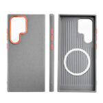 Premium PU Leather Magnetic With Camera Frame Skin Feel Phone Case - Image 5