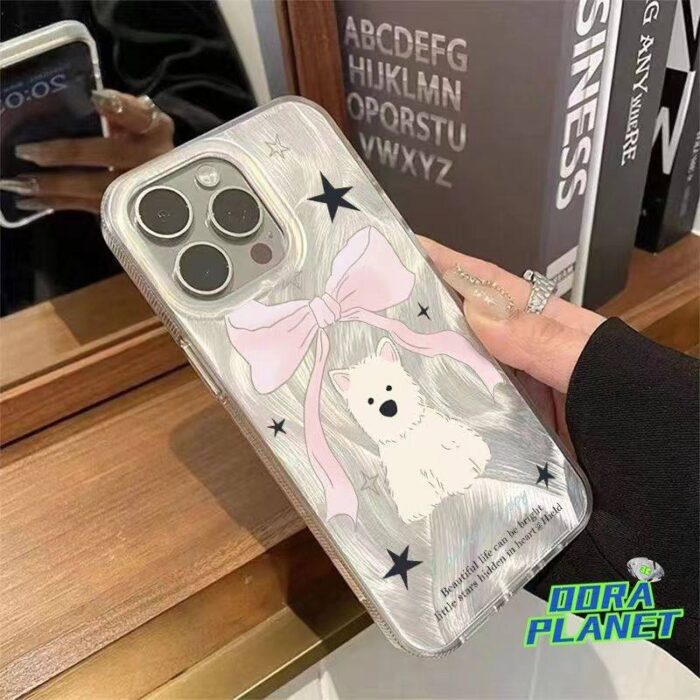 Sweet Girl Bow Phone Case for iPhone - Image 5