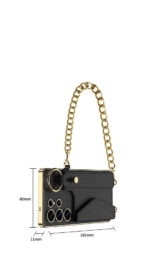 Golden Chain Premium PU Leather Case for Samsung - Image 2