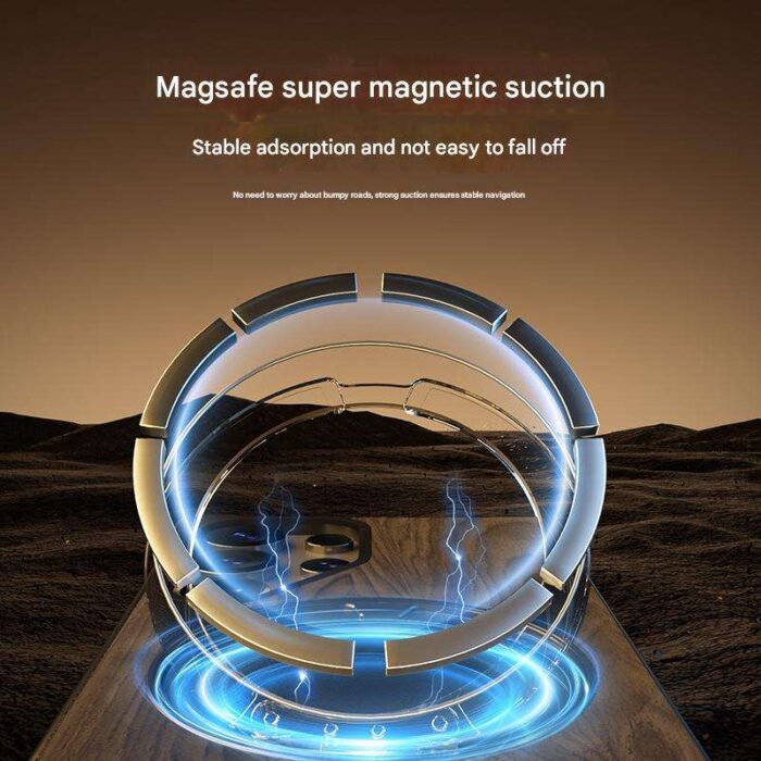 Premium Frameless Aluminum Metal Leather Wood Grain Magnetic Case - Image 3