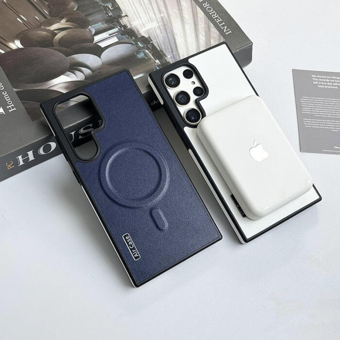 Magnetic PU Leather Phone Case - Image 4