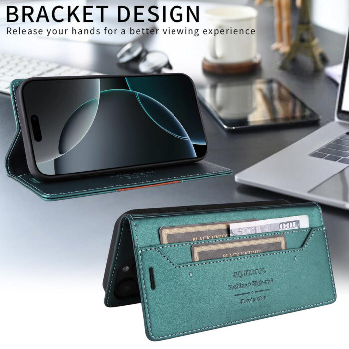 Multi Card Holders PU Flip Wallet Phone Case - Image 4