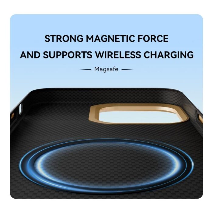 Premium Carbon Fiber Textured Magnetic Phone Case - Image 5