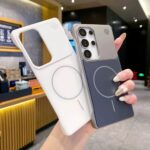 High Quality Plating Frameless Frosted PC Magnetic Charging With Aromatherapy Mobile Phone Case - Image 7