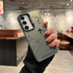 Aircraft Route Colorful Silver IMD Phone case - Image 3