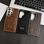 New Matte PU Leather Mobile Phone Cases for Samsung - Image 2