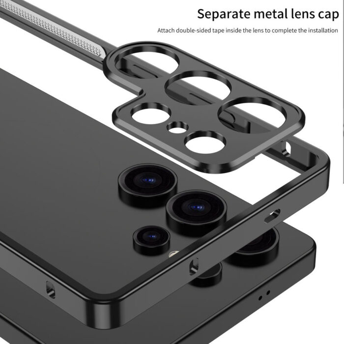 Aluminum Alloy Bumper Frameless Metal Heat Dissipation Shockproof Cover with Metal Lens - Image 6