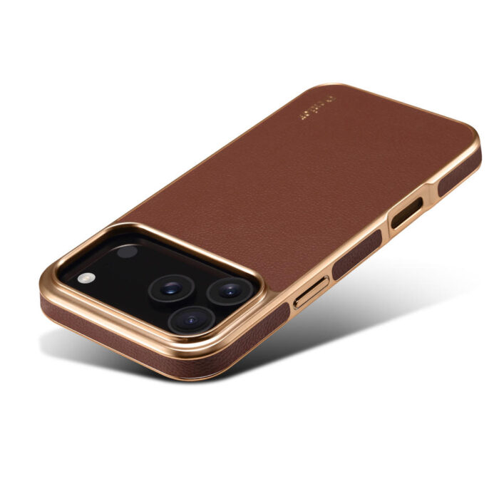 Genuine Leather Phone Case Wireless Charging Shockproof Back Cover - Image 3