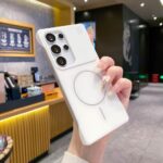 High Quality Plating Frameless Frosted PC Magnetic Charging With Aromatherapy Mobile Phone Case - Image 6