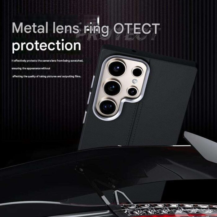 Premium PU Leather Magnetic Mobile Phone Case - Image 3