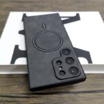 Business Leather Magnetic Charging Phone Case - Image 4