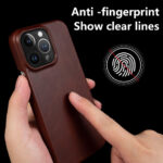 Anti slip and Anti Drop Leather iPhone Case - Image 5