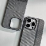 Premium Matte Carbon Fiber Texture Magnetic Cell Phone Case - Image 4