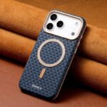 Business Triangle Carbon Fiber Magnetic Mobile Phone case - Image 2