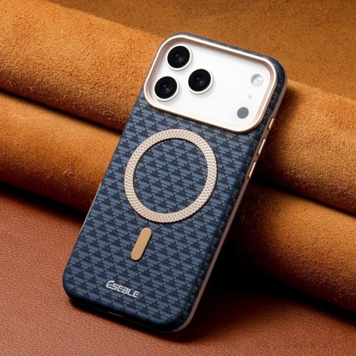 Business Triangle Carbon Fiber Magnetic Mobile Phone case - Image 2