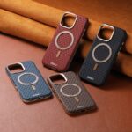 Business Triangle Carbon Fiber Magnetic Mobile Phone case - Image 6