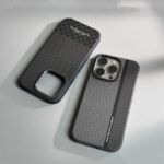 Premium Matte Carbon Fiber Texture Magnetic Cell Phone Case - Image 3