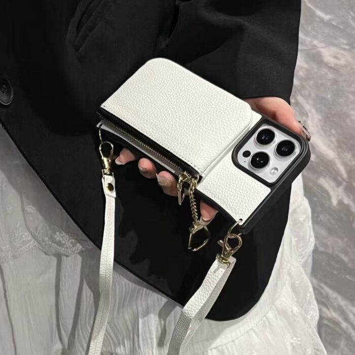 Shockproof PU Leather Phone Case Wallet With Card Holder for iPhone - Image 7