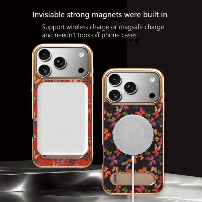 Electroplate Flower Mobile Phone Case for Apple iPhone - Image 6