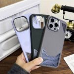 Aluminum Fence Heat Dissipation Luxury Leather Cover With Magnetic Phone Case - Image 2