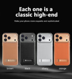 Luxurious Electroplated PU Leather Phone case iPhone - Image 2
