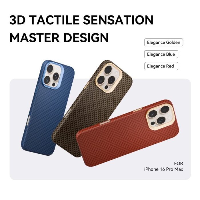 Premium Carbon Fiber Textured Magnetic Phone Case - Image 2