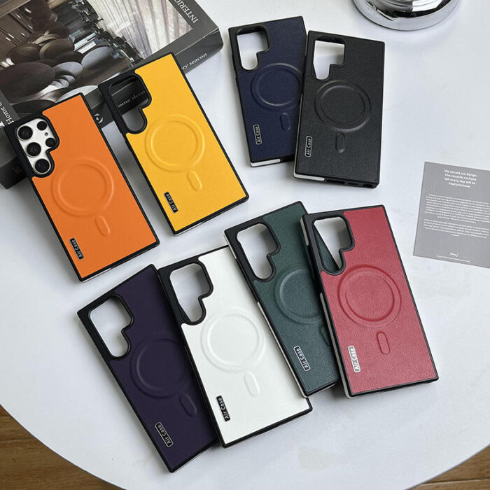 Magnetic PU Leather Phone Case - Image 3