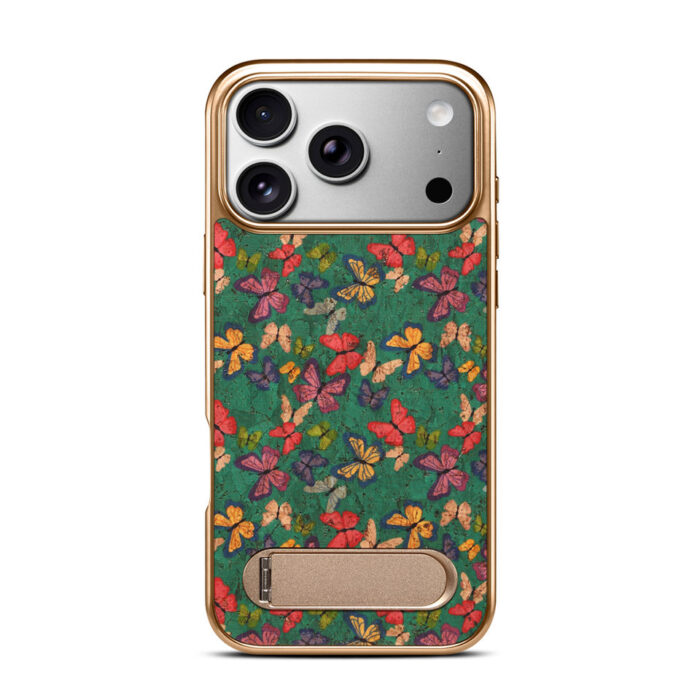 Electroplate Flower Mobile Phone Case for Apple iPhone - Image 1