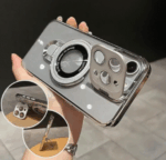 High Quality Transparent Magnetic Holder Phone case for iphone