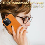 Anti slip and Anti Drop Leather iPhone Case - Image 3