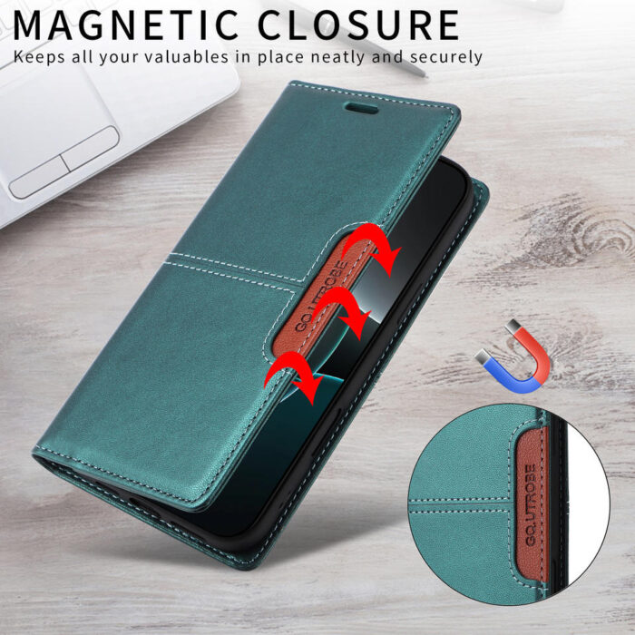 Multi Card Holders PU Flip Wallet Phone Case - Image 5