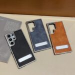 High Quality Electroplated Leather Case for Samsung - Image 2