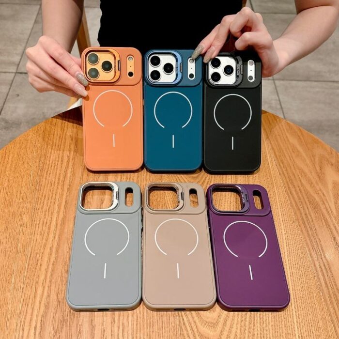 Fashion Silicone Back Panel Magnetic Case for iPhone - Image 2