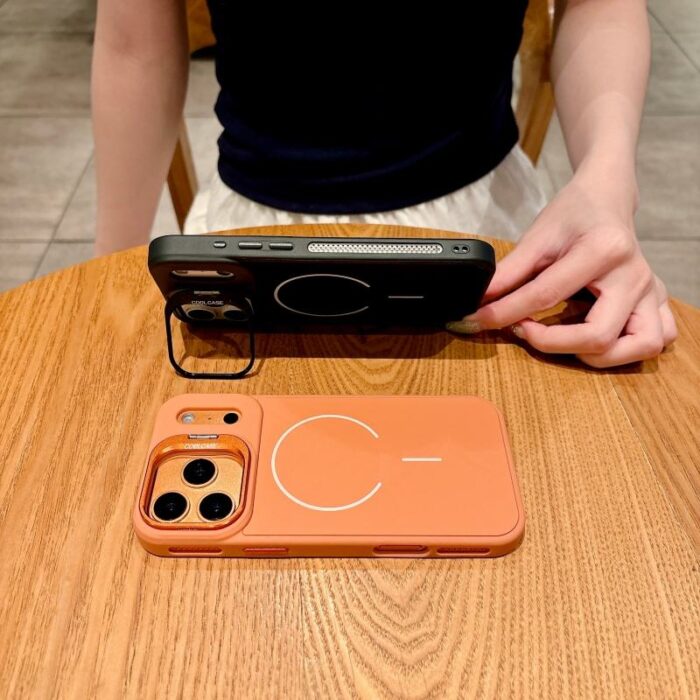 Fashion Silicone Back Panel Magnetic Case for iPhone - Image 4