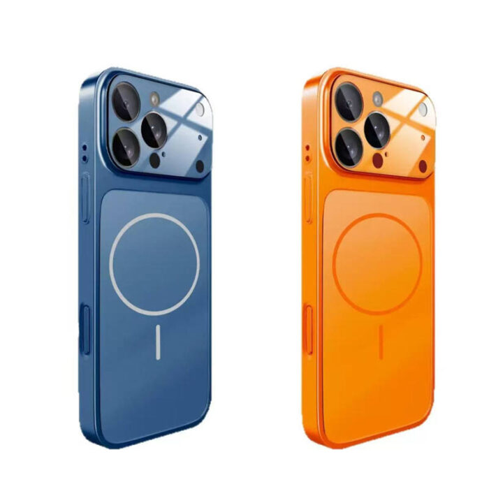 Full Camera Lens Protection Matte Plating Case - Image 2