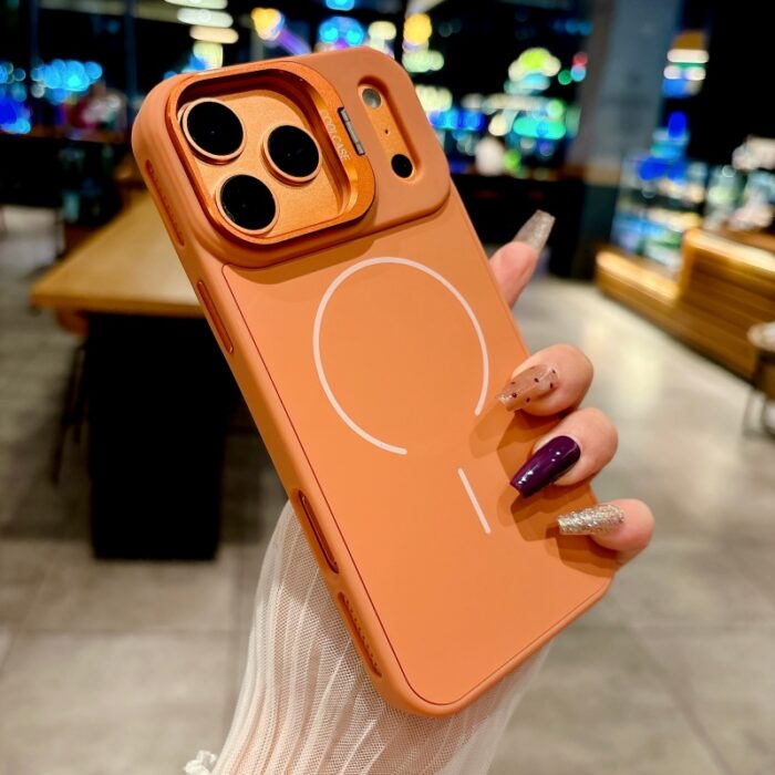 Fashion Silicone Back Panel Magnetic Case for iPhone - Image 7