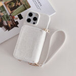 Wallet Mobile Case Card Holder Premium Kickstand Flip Protective with Lanyard 1