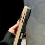 Carbon Fiber Magnetic Bracket Phone Case for iPhone - Image 6