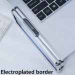 High Quality Plating Leather Magnetic Phone Case for Samsung Z Fold - Image 4