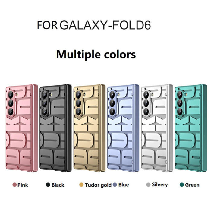 Luxury Plating Clear Hinge protector Full Body Cover Shockproof Case with Tempered Glass - Image 6