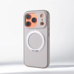 360 Degree Rotatable Spinning Metal Bracket Magnetic Support Phone Case for iPhone - Image 4