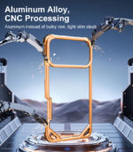 Metal Frame Phone Case with Magnetic Wireless Charging Compatibility, Shockproof Minimalist - Image 6