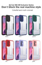 New TPU+PC Case Support Wireless Charging Colorful 360 Full Cover Front and Back Case Protector - Image 2