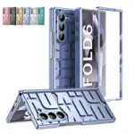 Luxury Plating Clear Hinge protector Full Body Cover Shockproof Case with Tempered Glass - Image 7