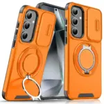 Heavy Duty Armor TPU+PC Shockproof Rotating Stand Ring Holder Phone Case - Image 7