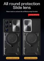 Camera Lens Protective Anti-drop Bracket Ring Magnetic Car Mount Phone Case - Image 3