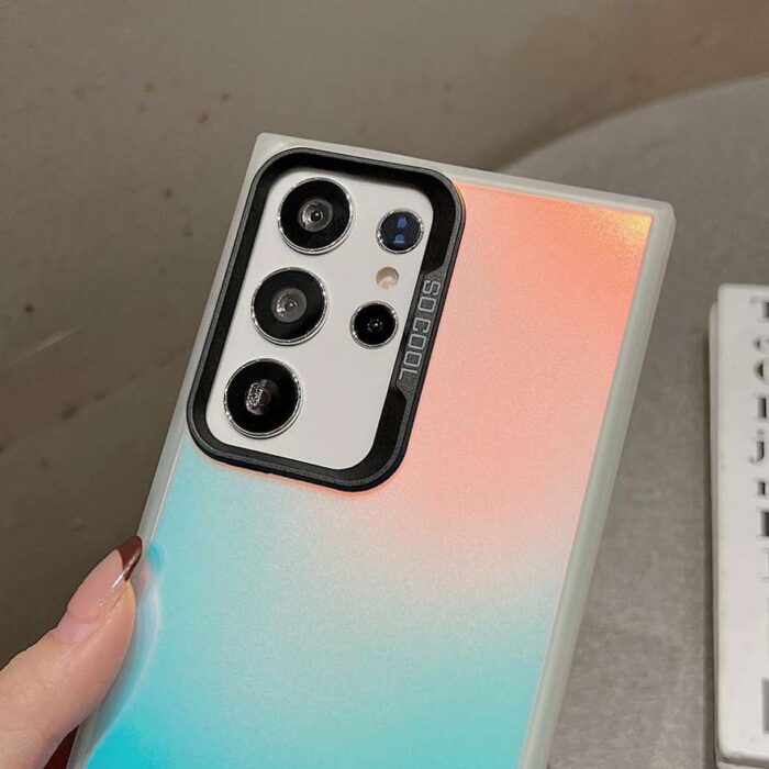 Fashion Laser Gradient IMD Matte Phone Case - Image 2