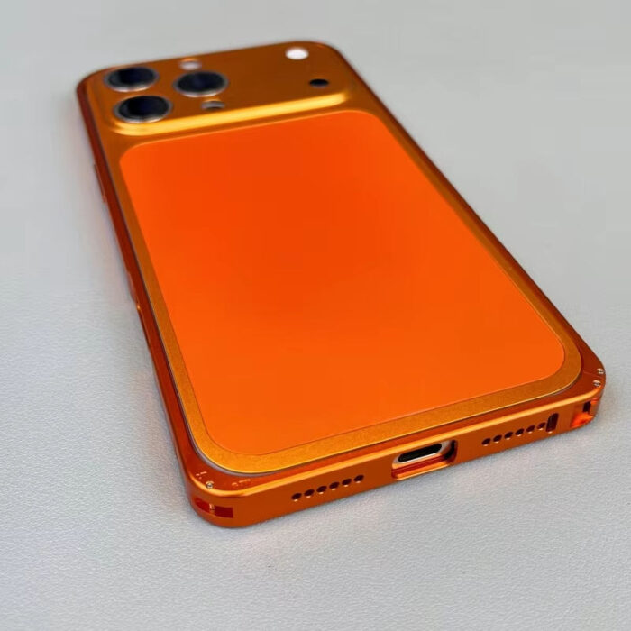 Matte Metal Backplate Phone Case for iPhone - Image 3