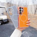 Shockproof Soft TPU Hard PC with Metal Camera Frame Phone Case with Magnetic Cover for Samsung Galaxy S26 Ultra